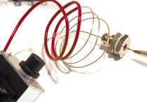 Electric thermostat single pole:model TS RM 16 A - 250 V